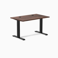 Desky Zero Softwood Office Desk, American Rustic Pine desktop, Matte Black frame