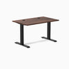 Desky Zero Softwood Office Desk, American Rustic Pine desktop, Matte Black frame