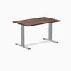 Desky Zero Softwood Office Desk, American Rustic Pine desktop, Gray frame