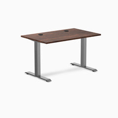 Desky Zero Softwood Office Desk, American Rustic Pine desktop, Space Gray frame