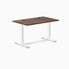 Desky Zero Softwood Office Desk, American Rustic Pine desktop, White frame