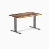 Desky Zero Hardwood Office Desk, Saman desktop, Space Gray frame