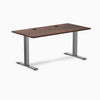 Desky Zero Softwood Office Desk, American Rustic Pine desktop, Space Gray frame
