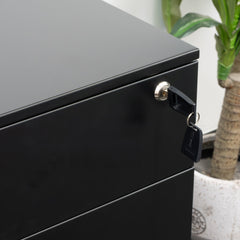 Desky GO Slimline Steel Mobile Pedestal detail view 5