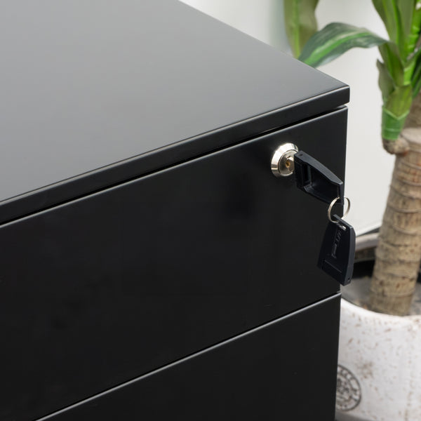 Desky GO Slimline Steel Mobile Pedestal detail view 5