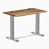 Desky Zero Mini Hardwood Office Desk, Saman desktop, Gray frame