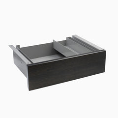 dark bamboo minimal drawer in grey frame