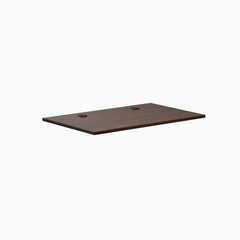Desky Rubberwood Desk Tops, Rubberwood Dark Walnut desktop