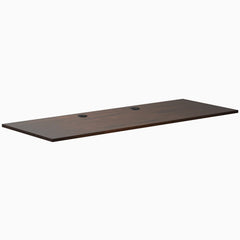 Desky Rubberwood Desk Tops, Rubberwood Dark Walnut desktop