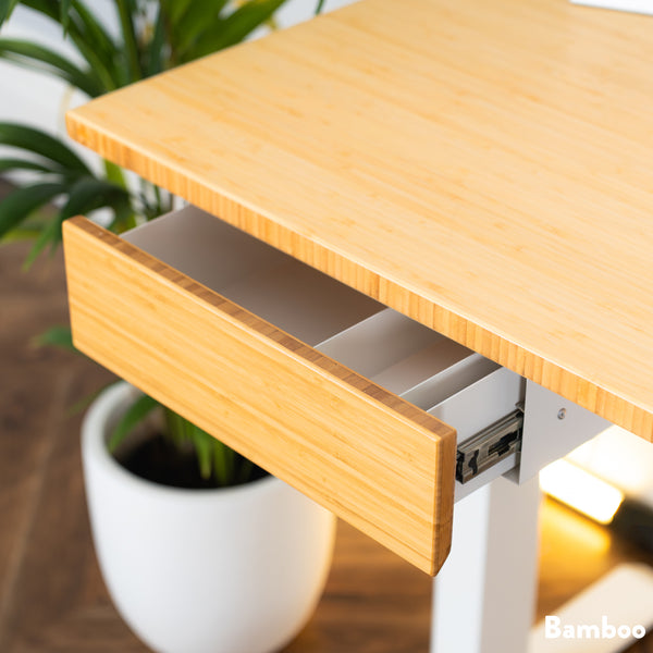 desky bamboo under desk drawer