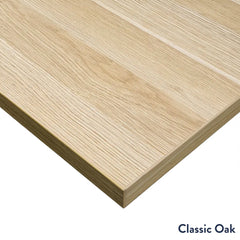 Desky Dual Scalloped Melamine Sit Stand Desk-Desky® Australia