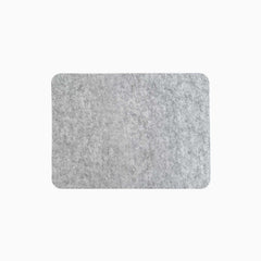 desky cork felt desk pad light grey