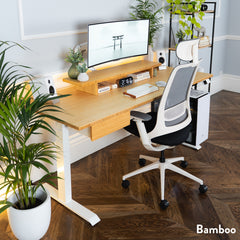 Desky Dual Bamboo Sit Stand Desk-Desky®