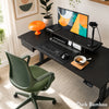 Desky Dual Bamboo Sit Stand Desk detail view 6