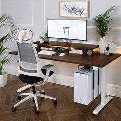 Desky Dual Softwood Sit Stand Desk detail view 4