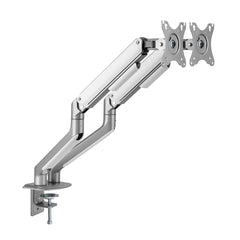 dual screen adjustable spring arm