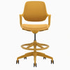 Desky Evoque Low Back Office Chair in Mustard Yellow