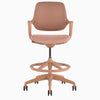Desky Evoque Low Back Office Chair in Peach
