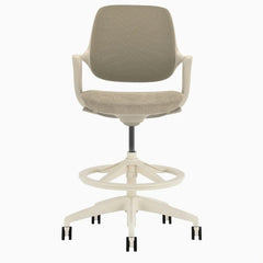 Almost Perfect Desky Evoque Low Back Office Chair in Wheat