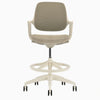 Almost Perfect Desky Evoque Low Back Office Chair in Wheat