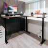 Desky L-Shape Laminate Sit Stand Desk detail view 7