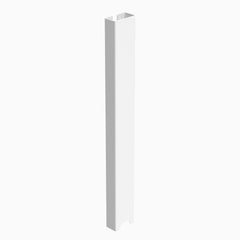 Desky dual magnetic cable management in white
