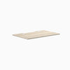 Desky Scalloped Laminate Desk Tops, Classic Oak desktop