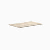 Desky Scalloped Laminate Desk Tops, Classic Oak desktop