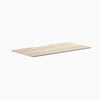 Desky Scalloped Laminate Desk Tops, Classic Oak desktop