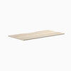 Desky Scalloped Laminate Desk Tops, Classic Oak desktop