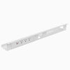 Desky mini cable and power tray in white 3 power