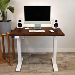 Desky Dual Mini Softwood Sit Stand Desk detail view 4