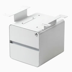 Desky minimal under desk cabinet in white