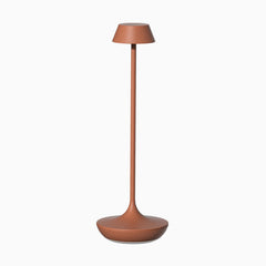 Desky nimbus rechargeable desk lamp in terracotta