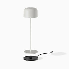 Deky orbit desk lamp in white with charging dock