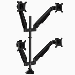 Desky Quad Monitor Arm in Black
