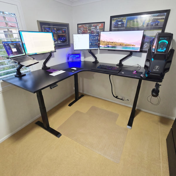 Desky Sigma L-Shape Gaming Desk detail view 4