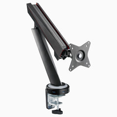 LED single monitor arm gaming