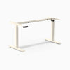 Desky Single Sit Stand Desk Frame, Wheat frame