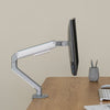 spring mounted mounted arm white