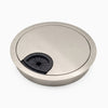 Desky Metal Grommet Cover in Steel