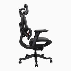 Contourra ergonomic office chair in black side view