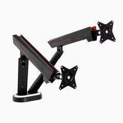 desky dual led gaming monitor arm