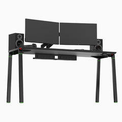 Desky RGB LED Gaming Desk gaming tray with port