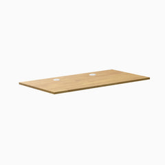 Desky Rubberwood Desk Tops, Rubberwood Light Oak desktop