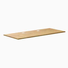 Desky Rubberwood Desk Tops, Rubberwood Light Oak desktop