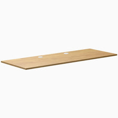 Desky Rubberwood Desk Tops, Rubberwood Light Oak desktop