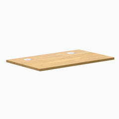 Desky Mini Rubberwood Desk Tops, Light Oak desktop
