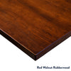 Red walnut rubberwood desktop corner - Desky