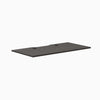 Desky Scalloped Laminate Desk Tops, Burnished Wood desktop